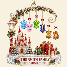 Load image into Gallery viewer, Elevate Your Christmas Spirit - Timeless Christmas Ambience Acrylic Ornament - Personalized Gift for Family &amp; Friends
