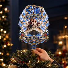 Load image into Gallery viewer, "Timeless Love: Forever Together" - 30th Anniversary Tree Topper - Personalized Gift for Couples
