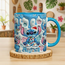 Load image into Gallery viewer, “Bring the Spirit of Christmas with Every Sip!” - Personalized Tropical Christmas Coffee Mug - Custom Gift for Friends, Family, and Colleagues Coffee Mug PopCulturePrints
