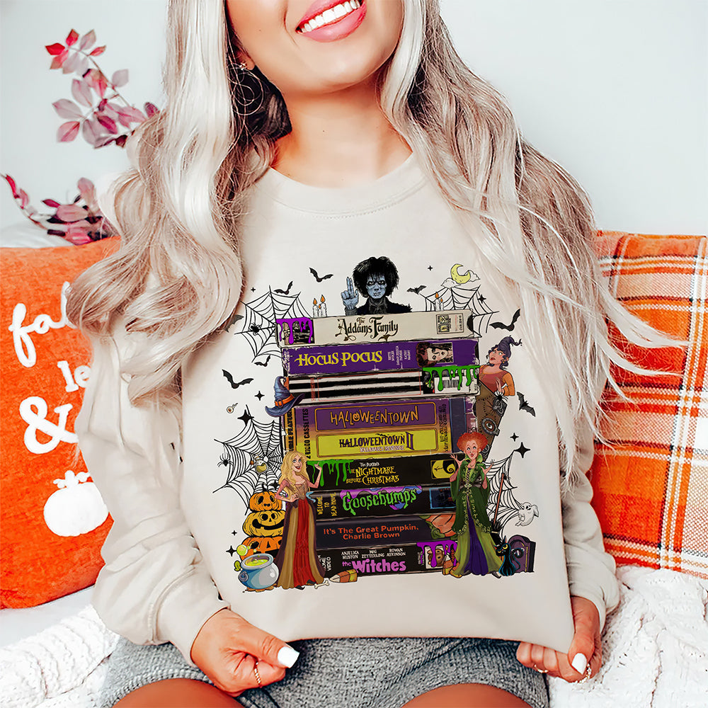 Halloween Horror Movie Lovers Sweatshirt: Spooky Season Collection