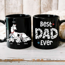 Load image into Gallery viewer, Best Dad Ever Personalized Dalmatian Coffee Mug Coffee Mug PopCulturePrints
