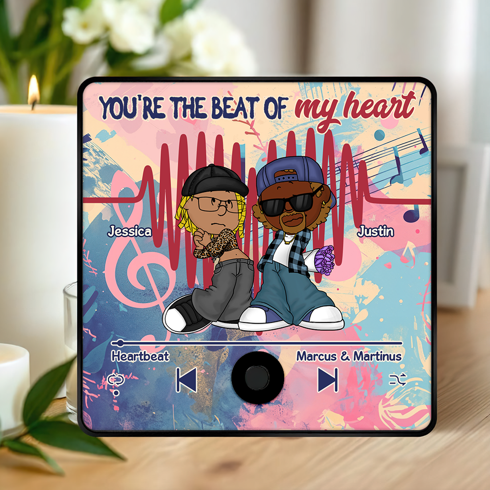 Custom Y2K Music Fridge Magnet | Personalized Couple Gift | Valentine's Day Gifts Fridge Magnet PopCulturePrints