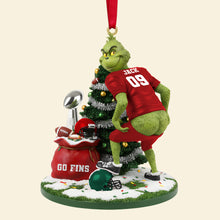 Load image into Gallery viewer, “Score Big with Laughter!” Personalized Funny Rival Gifts for Sport Lovers - Custom Christmas Ornament for Fans Ornament PopCulturePrints
