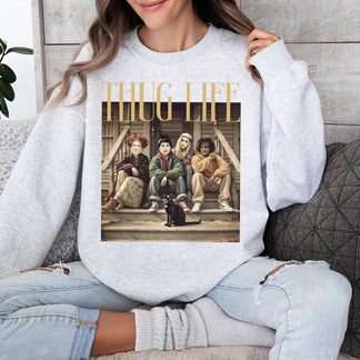 Vintage Friends 'Thug Life' Graphic Sweatshirt