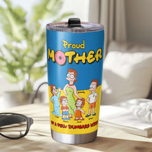 Load image into Gallery viewer, Proud Mother Tumbler - Perfect Personalized Gift for Moms Tumbler Cup PopCulturePrints

