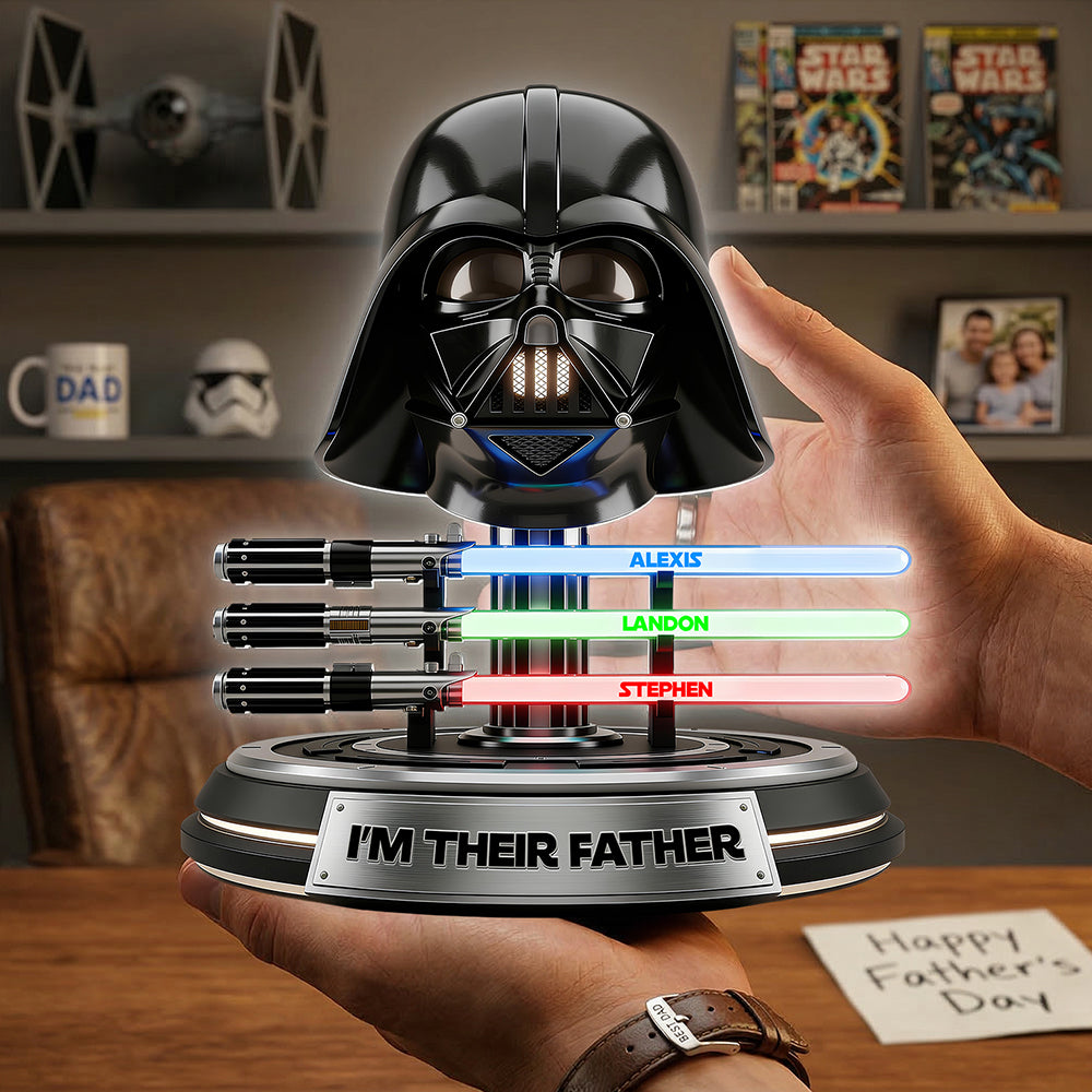 “For the Best Dad in the Galaxy” - Legendary Warrior Dad Acrylic Plaque, Personalized Gift for Dads, Grandpas & More Shaped Plaques PopCulturePrints