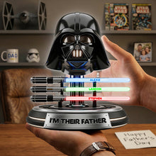 Load image into Gallery viewer, “For the Best Dad in the Galaxy” - Legendary Warrior Dad Acrylic Plaque, Personalized Gift for Dads, Grandpas &amp; More Shaped Plaques PopCulturePrints
