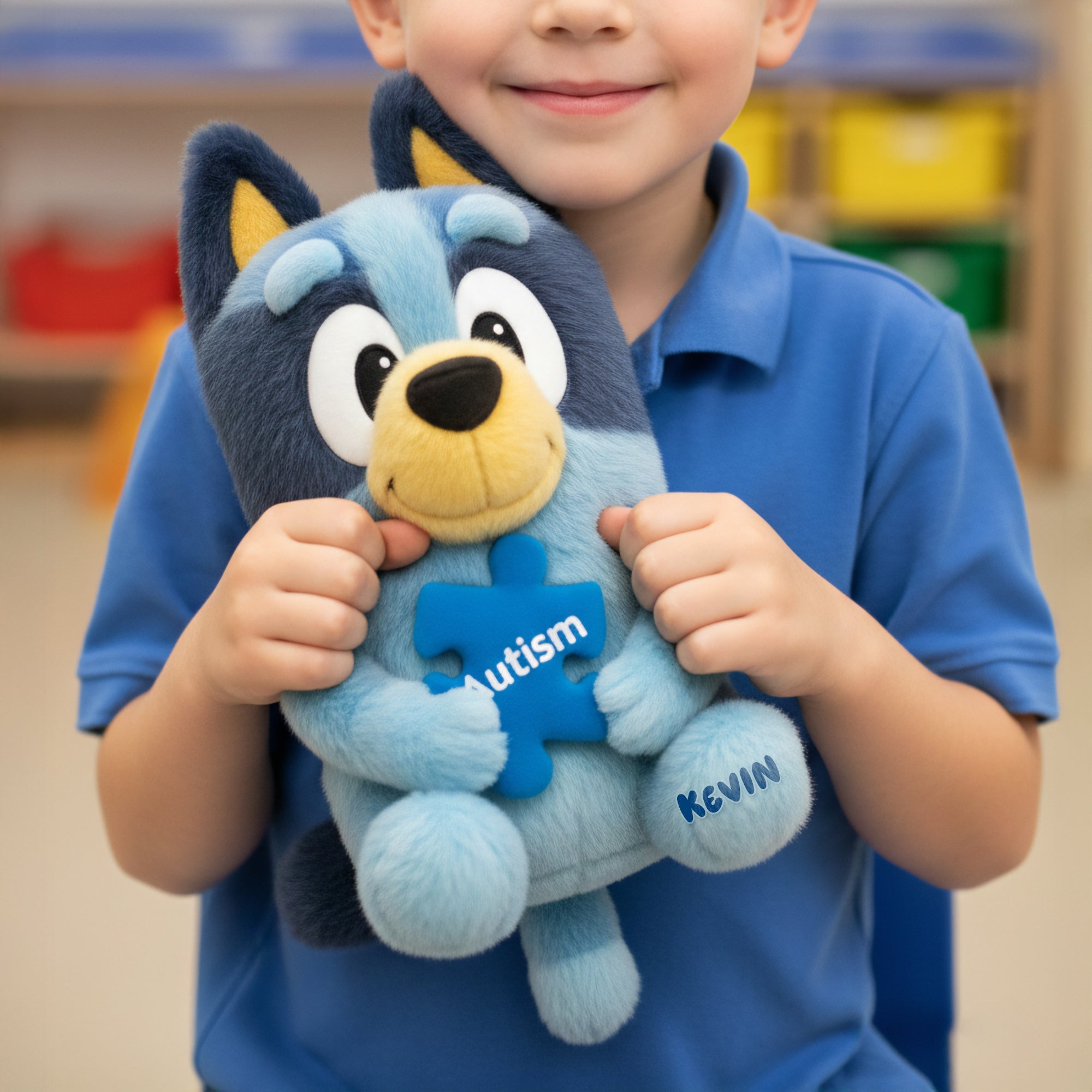 "You Are Unique and Special" - Personalized Autism Kid Pillow - A Heartfelt Gift for Autistic Children Pillow PopCulturePrints