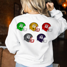 Load image into Gallery viewer, Custom Football Mom Christmas Sweatshirt
