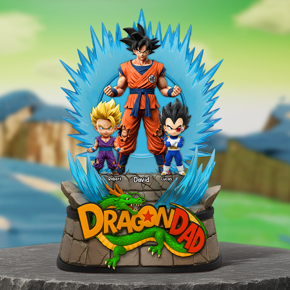 "Super Dad - The Best Dad Ever!" - Custom Personalizable Acrylic Plaque - Gift for Dad, Grandpa, and Fathers everywhere Shaped Plaques PopCulturePrints