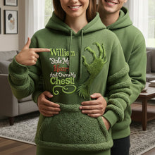 Load image into Gallery viewer, "William Stole My Heart" - Personalized Holiday Hoodie - Perfect Christmas Gift for Loved Ones AOP Products PopCulturePrints
