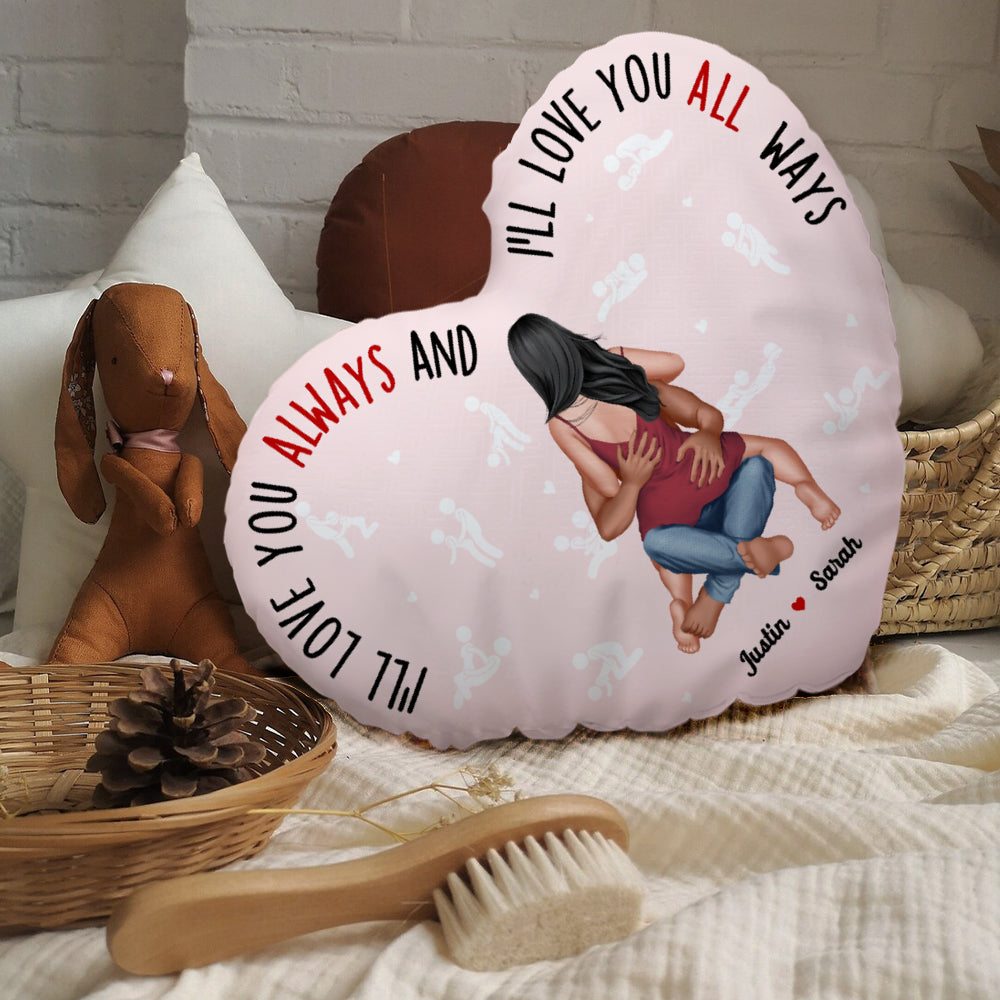 Love You Always And All Ways - Personalized Couple Pillow Pillow PopCulturePrints
