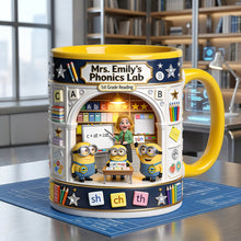 Load image into Gallery viewer, “Inspire Learning Every Sip” - Personalized Classroom Boss Coffee Mug - Custom Gift for Teachers
