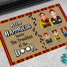 Load image into Gallery viewer, Custom Wizard Family Doormat - Personalized Gifts for Magical Families
