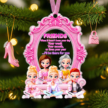 Load image into Gallery viewer, &quot;Friends Forever - Personalized Christmas Ornament for Besties&quot; Ornament PopCulturePrints
