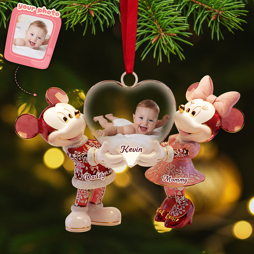 Joyful Memories Together - Personalized Acrylic Christmas Ornament for Family Ornament PopCulturePrints