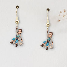 Load image into Gallery viewer, “Join the Galactic Fun!” – Funny Hanging Galactic Characters Earrings - Personalized Gifts for Movie Fans Earrings PopCulturePrints
