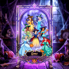 Load image into Gallery viewer, “Enchant Your Sisterhood This Halloween!” - Spellbound Halloween Light Box - Personalized Gift for Sisters, Friends, and Halloween Lovers Light Box PopCulturePrints
