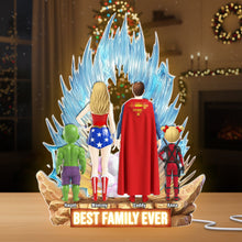 Load image into Gallery viewer, Best Family Ever Acrylic Light Box - Custom Personalized Gift for Family Light Box PopCulturePrints
