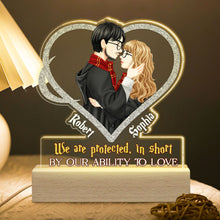 Load image into Gallery viewer, Personalized LED Light for Couples - Our Ability to Love Led Night Light PopCulturePrints
