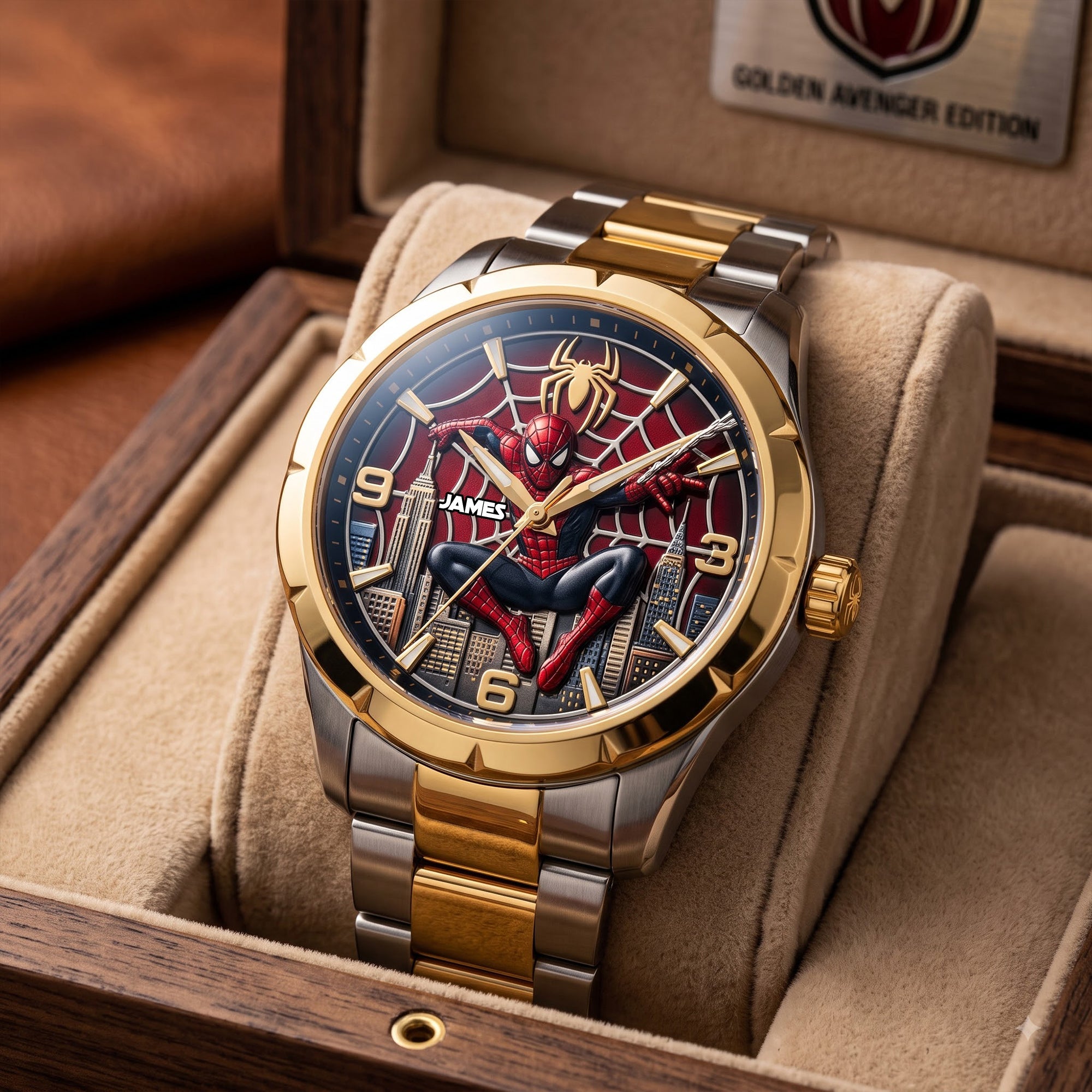"Embrace Your Childhood Dreams with Every Tick" - Custom Childhood Hero Men's Watch - Personalized Gifts for Fans