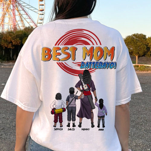 Best Mom! Personalized T-Shirt - Perfect Gift for Mom, Grandma, and Special Occasions Shirts PopCulturePrints