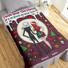 Load image into Gallery viewer, I hope your Christmas is as great as your butt - Naughty Couple Blanket, Personalized Gift for Couples Blanket PopCulturePrints
