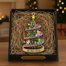 Load image into Gallery viewer, Racing Family Christmas Tree Ornament - Personalized Gifts for Family Ornament PopCulturePrints
