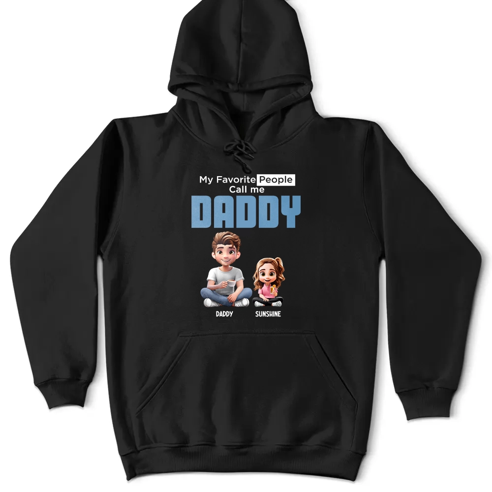 My Favorite People Call Me Pop Pop - Personalized T-Shirt for Grandparents T-shirt PopCulturePrints