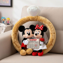 Load image into Gallery viewer, Celebrate Love: Personalized Wedding Couple Custom Shape Pillow - Unique Gift for Couples Pillow PopCulturePrints
