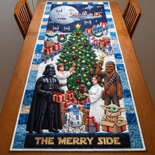 Load image into Gallery viewer, The Merry Side Quilted Table Runner - Personalized Christmas Gift for Star Wars Fans
