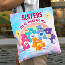 Load image into Gallery viewer, Personalized Sister Tote Bag - I'll Be There For You Tote Bags PopCulturePrints
