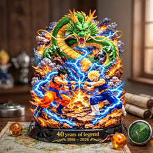 Load image into Gallery viewer, 40 Years of Legend: Ultimate Warrior Acrylic Plaque - Personalized Gift for Dragon Ball Fans Shaped Plaques PopCulturePrints
