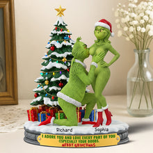 Load image into Gallery viewer, I Adore You - Naughty Couple Acrylic Plaque - Personalized Gifts for Fun-loving Couples Shaped Plaques PopCulturePrints
