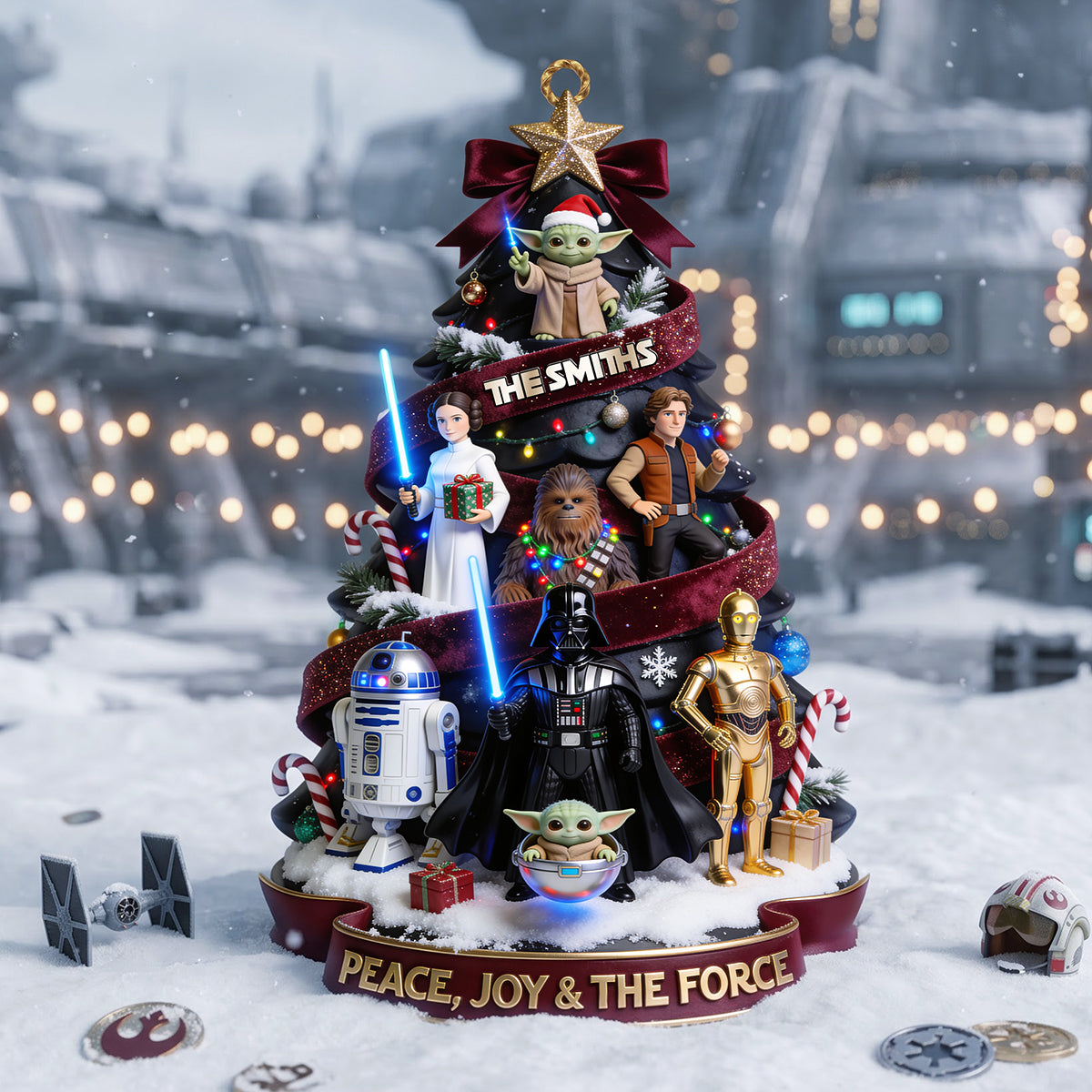 Cosmic Christmas Acrylic Ornament - Personalize Gifts For Family 03tota140826 Ornament PopCulturePrints