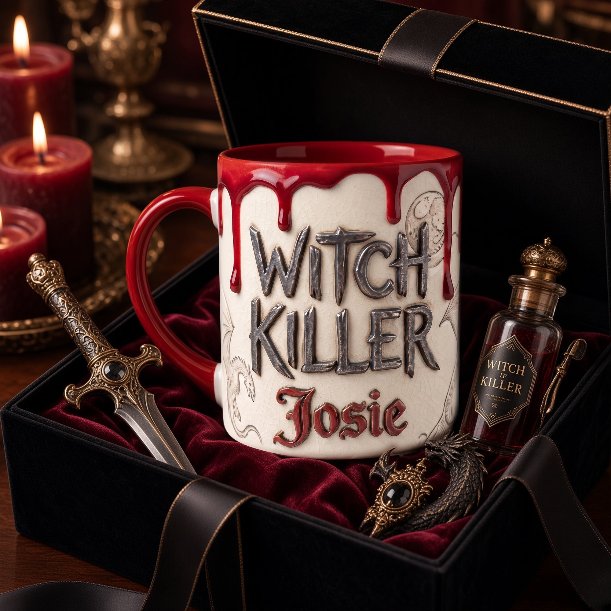 Unleash Your Dark Side with the Witch Killer Mug - Personalized Gift for All Occasions Coffee Mug PopCulturePrints