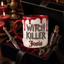 Load image into Gallery viewer, Unleash Your Dark Side with the Witch Killer Mug - Personalized Gift for All Occasions Coffee Mug PopCulturePrints
