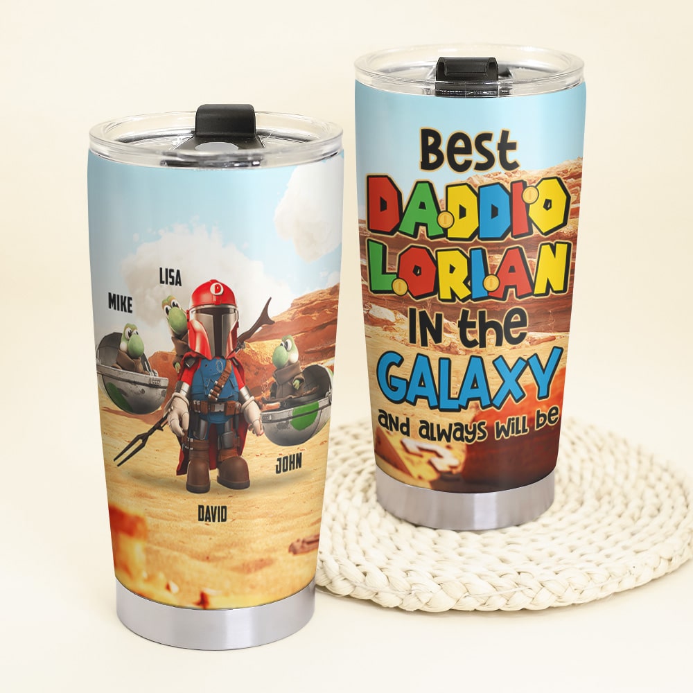 Best Daddio Lorian in the Galaxy Personalized Tumbler