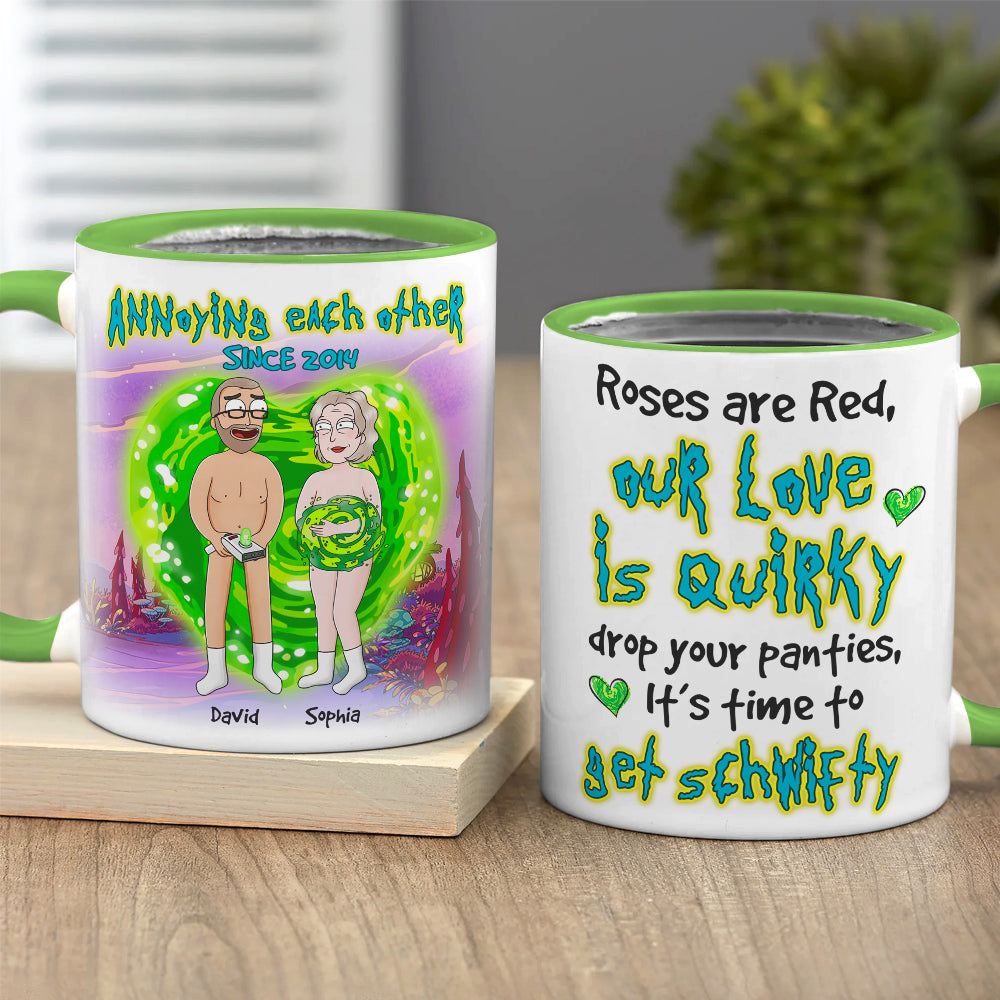 Funny Custom Couple Mug - Valentine's Day Gifts & Anniversary Gift Ideas Coffee Mug PopCulturePrints