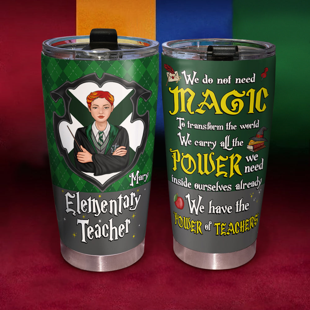 Personalized Magic Teacher Tumbler - Back to School Gift