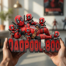 Load image into Gallery viewer, Funny Fighter Dad Bod - Personalized Acrylic Plaque for Dads Shaped Plaques PopCulturePrints
