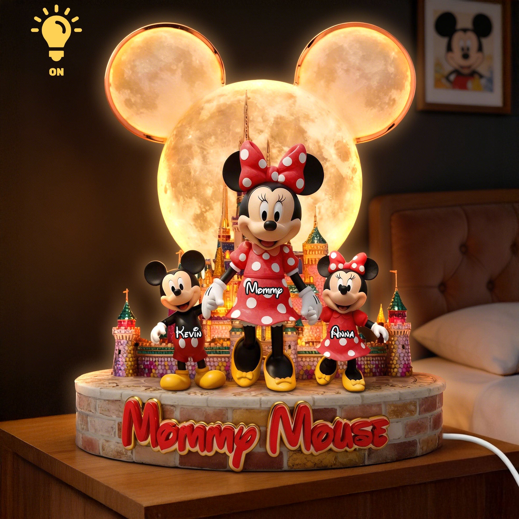 “Creating Magical Moments with Family” - Personalized Light Box for Mother's Day - Gift for Mom, Grandma, and Kids Light Box PopCulturePrints