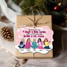 Load image into Gallery viewer, Custom Friends Christmas Ornament - Laugh, Cry, Smile Ornament PopCulturePrints

