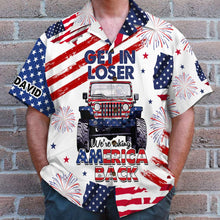 Load image into Gallery viewer, Patriot Spirit Hawaiian Shirt - American Flag Edition Hawaiian Shirts PopCulturePrints
