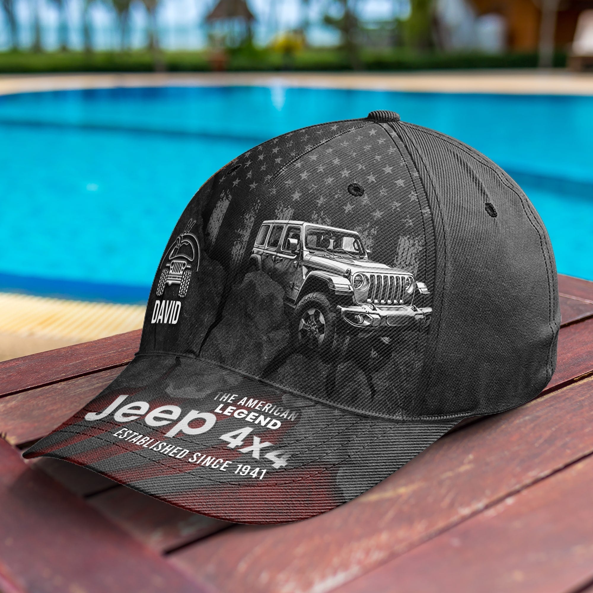 Custom Off-Road Adventure Cap for Jeep Enthusiasts