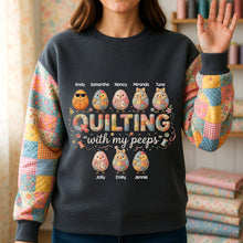 Load image into Gallery viewer, QUILTING 'With My Peeps' - Personalized Easter Gifts for Grandma AOP Products PopCulturePrints
