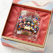Load image into Gallery viewer, “Celebrate 250 Years of Freedom with a Personal Touch!” - Personalized Round Glass for Patriotic Celebrations
