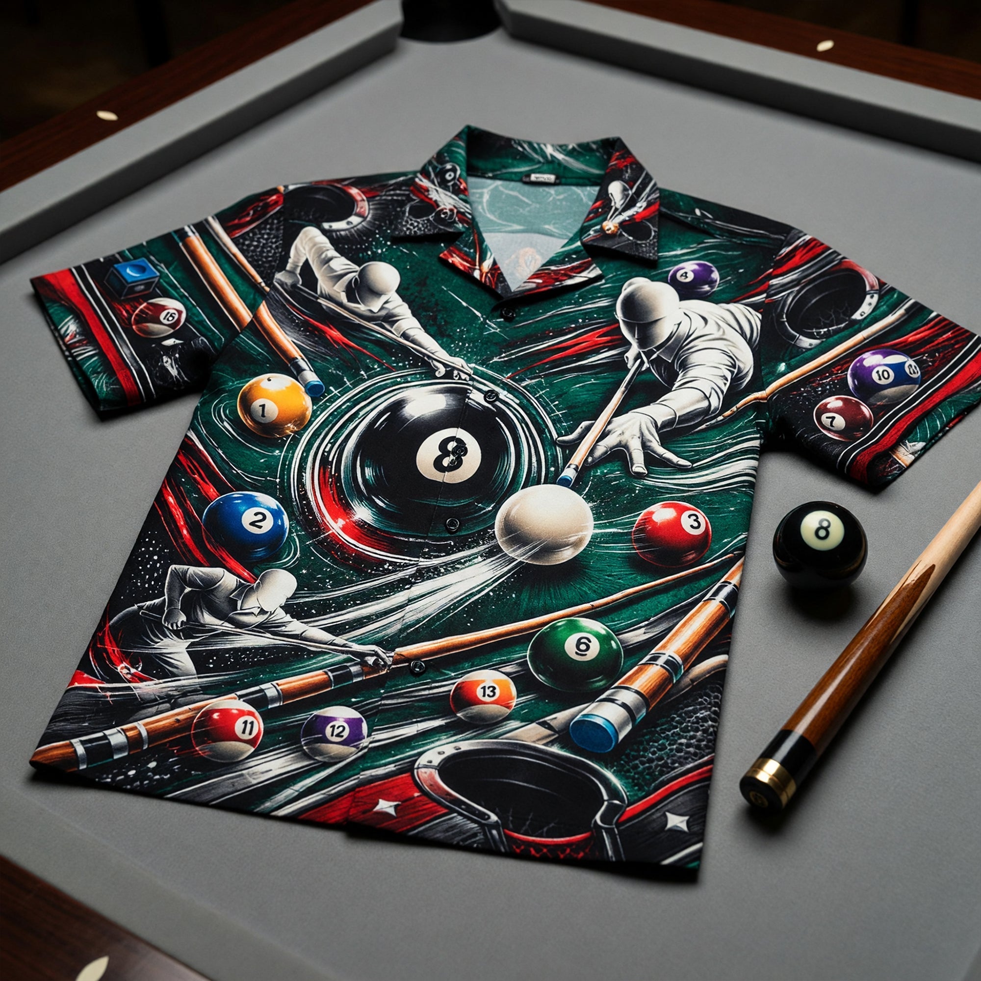 Billiards Hawaiian Shirt - Personalized Gift for Pool Lovers