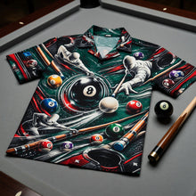Load image into Gallery viewer, Billiards Hawaiian Shirt - Personalized Gift for Pool Lovers
