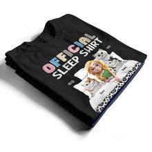 Load image into Gallery viewer, &quot;Every Cat Mom Needs This – Personalized Sleep Shirt for Cat Lovers&quot; T-shirt PopCulturePrints
